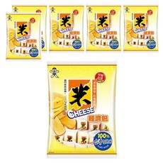 旺旺 米CHEESE厚脆片經濟包 奶素, 350g, 6袋 - 濃郁起司風味，酥脆口感，台灣在地好米製成
