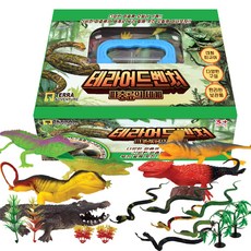 Terra Adventure公仔收納盒套組, 爬蟲類的世界, 1個