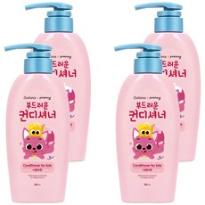 베비언스 핑크퐁 유아용 컨디셔너 자몽릴리향, 4개, 380ml