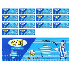 지구화학 슈퍼색연필 낱색 하늘 12p, 1색, 15개