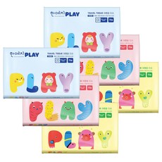 한예지 PLAY 여행용티슈, 70매, 6개