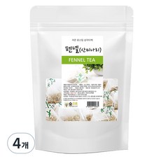 숲으로허브 펜넬 산미나리 삼각티백, 1g, 100개입, 4개