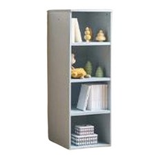 리바트 New 꼼므 500 높은 선반장 방문설치, 블루, 4단