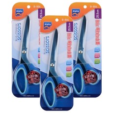 알파 티타늄가위 25.5cm B-604, 블루, 3개