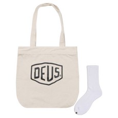 Deus Ex Machina CLASSICS TOTE 托特包 DMP77431-NAT + Welldone 襪子組