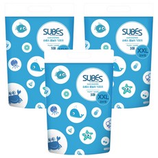SUBES 褲型游泳尿布 兒童用, 加大號(2XL), 9個