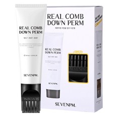 SEVENPM Real Comb 男性專用服貼燙 所有髮質適用, 100ml, 1個