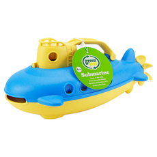 green toys 潛水艇沐浴玩具, 黃色