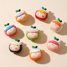 Babi Labs 辦公室書桌 DIY 公仔 8件組, 混合色