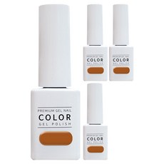 더젤 프리미엄 젤네일, 144호 스모키브라운시럽, 10g, 4개