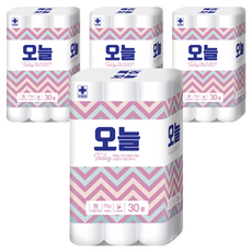 Today Paper 無螢光3層衛生紙 18m, 4個, 30捲