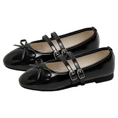 CHAAKAN 女童 Della 蝴蝶結繫帶瑪莉珍平底鞋 PMLTS3h536