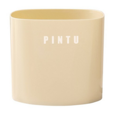 InArt 摩登書桌用迷你垃圾桶, 象牙白