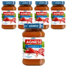 AGNESI 義大利辣味番茄麵醬, 400g, 5罐