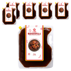 오뚜기 오쉐프 매운데리야끼 소스, 2kg, 6개