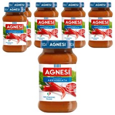 AGNESI 義大利辣味番茄麵醬, 400g, 6罐