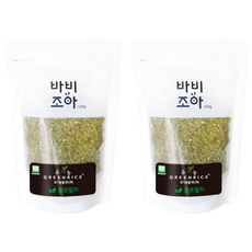 바비조아 유기농 그린 라이스 클로렐라쌀, 500g, 2개