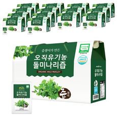 즙쟁이 오직 유기농 돌미나리즙, 80ml, 450개