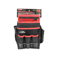 日本藤原 SK11 工具腰包 EDK-3D-RD, 黑色 + 紅色, 1個