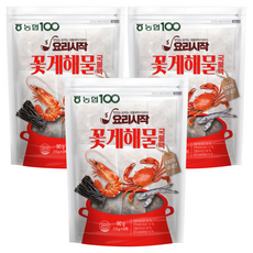 농협 꽃게 해물 국물팩 6p, 90g, 3개