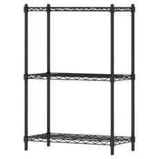 KI WISH 居家生活 輕型層架, 黑色, 3層