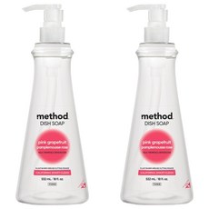메소드 주방세제 핑크그레이프후르트향, 532ml, 2개