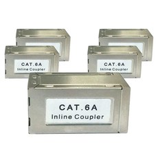 원스탑 고속 랜 연장 커플러 젠더 CAT6A STP, 메탈실버, 5개, 3cm 가전디지털/PC주변기기 반품 최저가 12,000원
