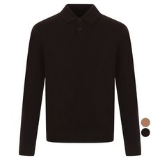 INDIAN 男士可水洗雙鈕扣Polo領針織衫 MIVBL5F8281