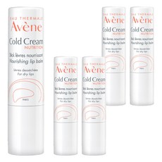 아벤느 콜드크림 너리싱 립밤, 4g, 5개
