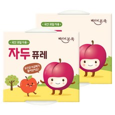 Baby Bonjuk 水果泥 2入, 200g, 2個, 李子