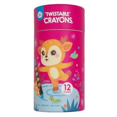 Jar Melo 原創美玩 創意美學兒童絲滑蠟筆 12色 色彩鮮豔 且可水洗 環保原料 易洗清潔, 1組