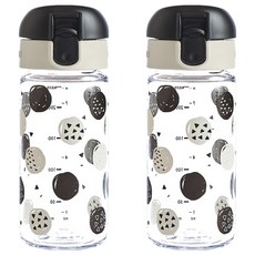 Richell 利其爾 AQ Slim Drinking幼兒杯 240ml, 黑色, 2個