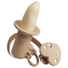 티지엠 데이지 티딩 러스크 홀더 유아용 치발기, 러스크 홀더 + 하트 홀더 + 케이스, 탠브라운, 1세트