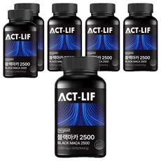 Actriph秘魯黑瑪卡 2500, 6個, 120顆