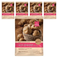 배대감 국산 감자전분, 350g, 5개