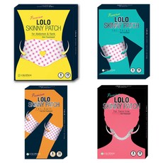 LOLO SKINNY 腹部貼片 10p + 大腿貼片 10p + 小腿貼片 10p + 面部貼片 10p, 1套