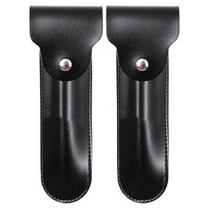 Man Toolkit 刮鬍刀皮革保護套 黑色 大尺寸, 1入, 2個