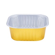 Mame MAME Oven Jar Square Gold 300ml 無蓋, 1件, 100個