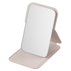 쿠말 접이식 미니 손거울 탁상거울 10.5 x 7 cm 2p, 화이트