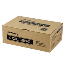 카피어랜드 3:1 스틸 코일링, 11mm, 검정, 1개