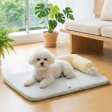 딩동펫 반려동물 캔디 베개 일체형 쿨매트, 그레이, 1개
