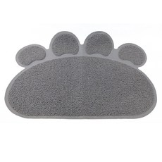 寵物夢工廠 貓掌落砂墊, 深灰色, 2個