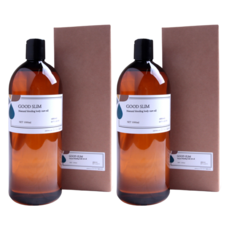 아로마랩 굿슬림 바디오일, 1L, 2개