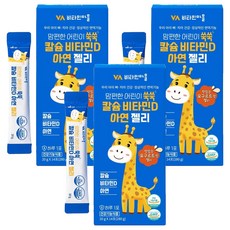 비타민마을 맘편한 어린이 쑥쑥 칼슘 비타민D 아연 젤리, 280g, 3개