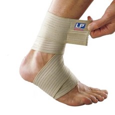 LP SUPPORT 踝部彈性繃帶 634-TAN-F, 1個