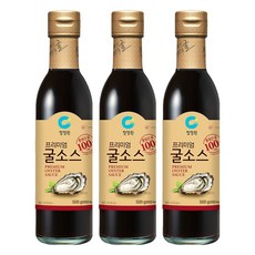 청정원 프리미엄 굴소스, 500g, 3개
