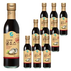 청정원 프리미엄 굴소스, 500g, 10개