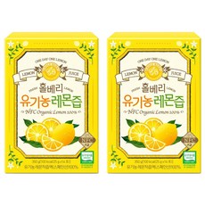 홀베리 정품 유기농 레몬즙, 350g, 2개
