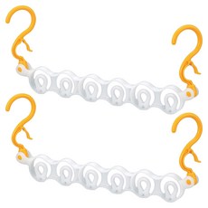 이노마타 아이비 옷걸이 홀더 3120, 화이트, 2개