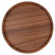 My Cook 晶瓚 簡約輕食原木圓盤, 原木色, 1個
